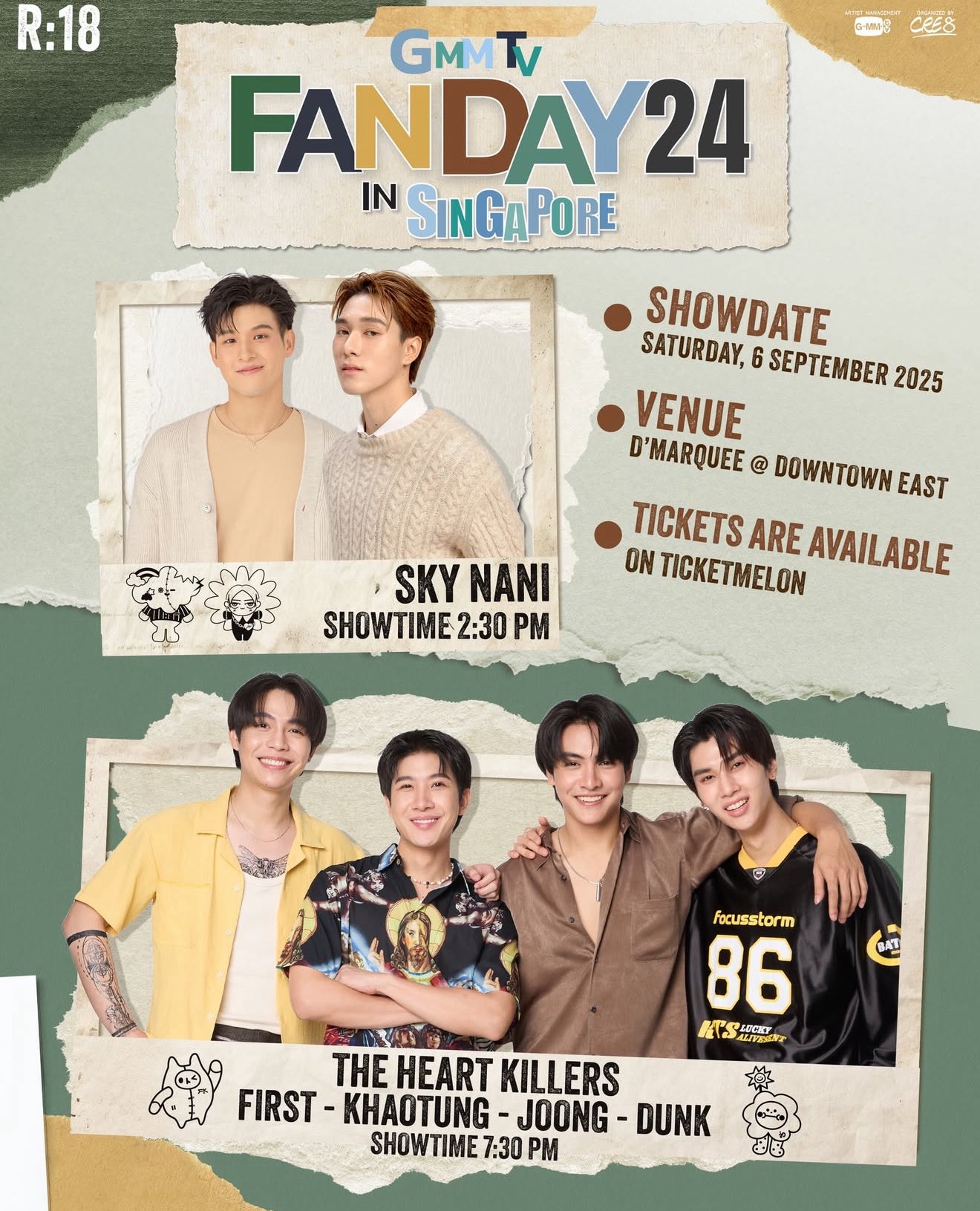 EarthMix GMMTV FANDAY サイン入りポスター ⋅˚₊‧ 𝐂𝐡𝐚𝐮𝐜𝐡𝐚𝐮 ‧₊˚ ⋅ 🍼🐯☀️ on X: 