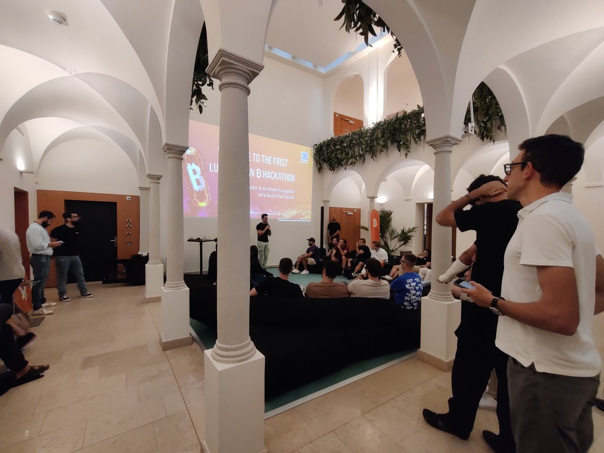 Lightning News (@lightningnewsx) on Twitter photo 🇨🇭 PlanB Hackathon kicks off in Lugano, Switzerland 👀
<a href="/pow_space/">Proof of Work - Space</a> <a href="/LuganoPlanB/">Lugano Plan ₿</a> 🇨🇭 PlanB Hackathon kicks off in Lugano, Switzerland 👀
<a href="/pow_space/">Proof of Work - Space</a> <a href="/LuganoPlanB/">Lugano Plan ₿</a>