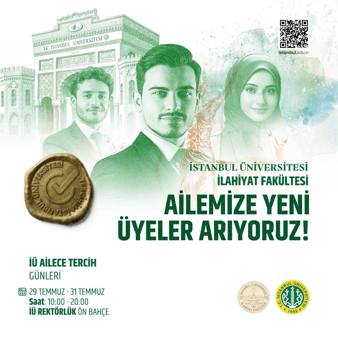 istuniresmi's tweet image. 📖 2030’da düşünceye, inanca ve insanlığa rehberlik edebilirsiniz.
🎓 Akademik derinlik, tarihsel birikim ve çağın ihtiyaçlarına cevap verebilen ilahiyat eğitimi… İÜ İlahiyat Fakültesi, düşünsel donanımı yüksek, sorumluluk sahibi bireyler yetiştiriyor.