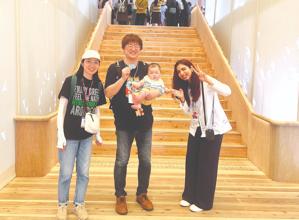 GDNonline's tweet image. For Bahraini Eman Osama Ali, volunteering at World Expo 2025’s Bahrain Pavilion in Osaka was an opportunity not just to advance her Japanese speaking skills, but also to become a cultural ambassador and help deepen visitors’ understanding of Bahrain, its culture and its people.…