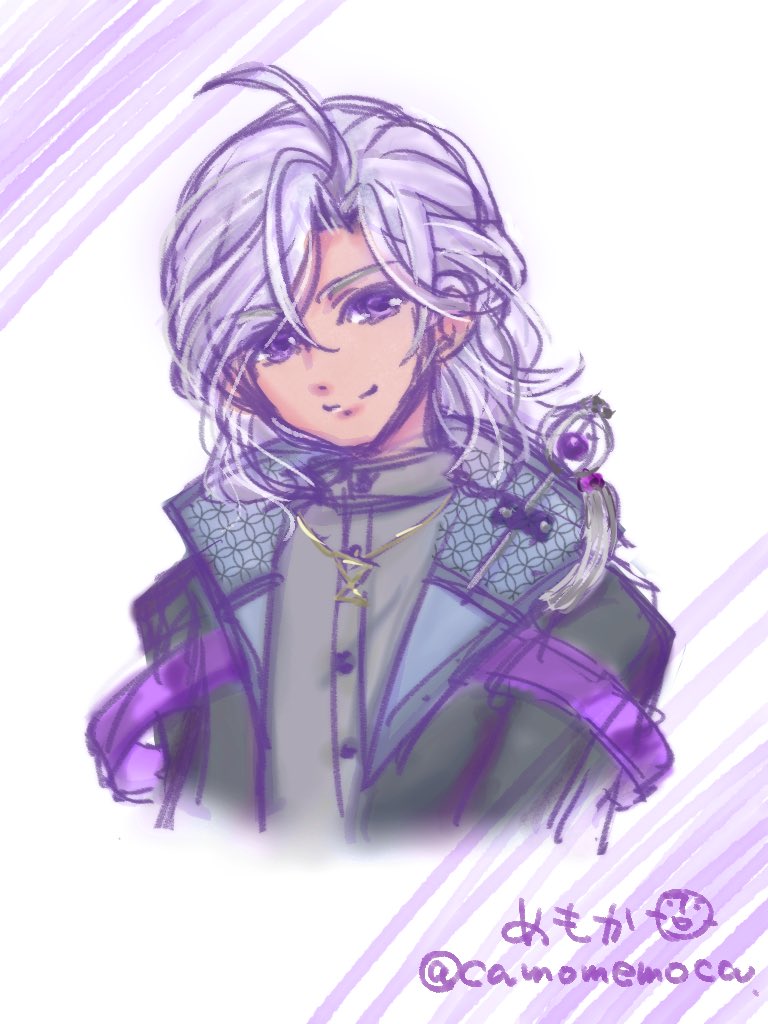 camomemoca's tweet image. 2つめの入稿もできたし、そういえば私最近Mollyさんぽやぽや笑顔しか描いてないな…ってことで息抜きラクガキのつもりが夢中になって描いてた(´∀`;)ゞ
なんか気持ち古めな絵柄になったのは反省…w
褐色キャラはやっぱり表現難しい~!