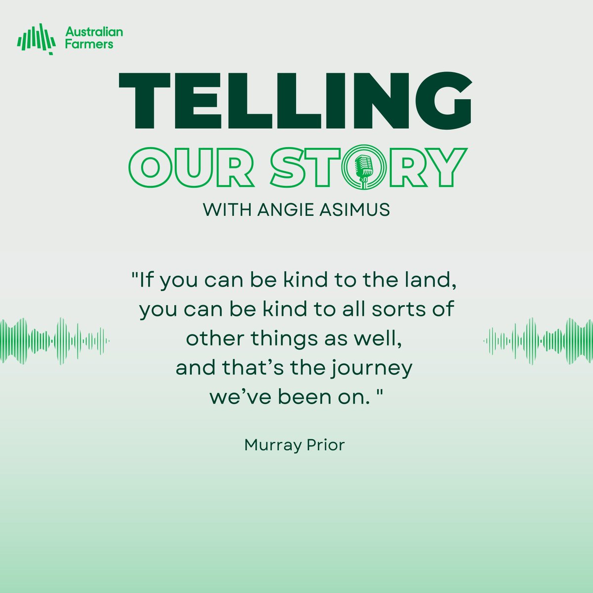 NEW PODCAST EPISODE 🎧 This week Angie Asimus chats with Murray Prior from Nguurruu Farm 🌱Tune in to hear about their: Belted Galloway breeding, Biodynamics business,  and their farm name, chosen for them by Walgalu Elders.  
"Telling Our Story" podcast: buff.ly/31IV9xh