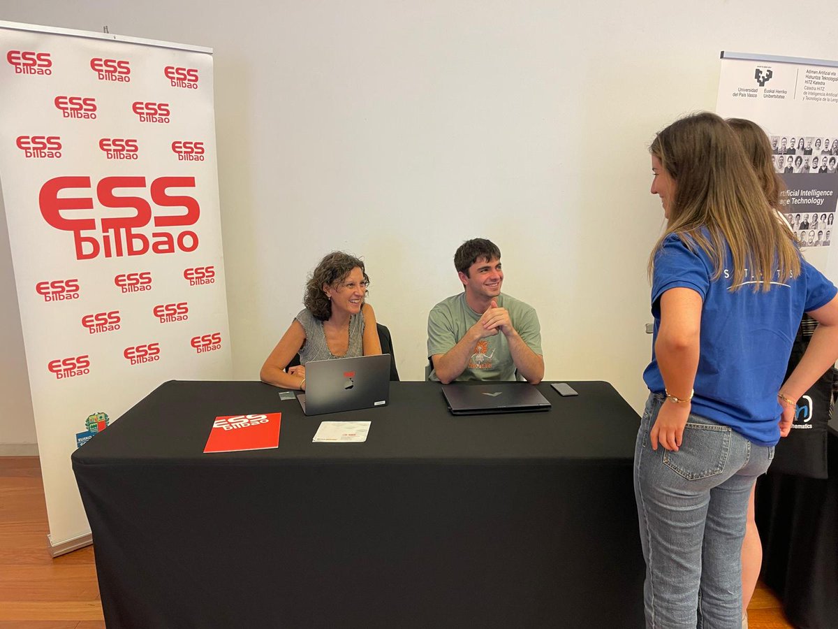 ESS Bilbao oficial (@bilbaoess) on Twitter photo <a href="/BilbaoEss/">ESS Bilbao oficial</a> presente en el #EncuentroNacionaldeEstudiantesdeFísica 2025 celebrado en Bilbao. <a href="/EstefaniaAbadG/">Estefania Abad</a> y Jon González, dieron a conocer a los estudiantes de Física la actividad de nuestra organización y todos nuestros proyectos científico tecnológicos.
#formación #sociedad <a href="/BilbaoEss/">ESS Bilbao oficial</a> presente en el #EncuentroNacionaldeEstudiantesdeFísica 2025 celebrado en Bilbao. <a href="/EstefaniaAbadG/">Estefania Abad</a> y Jon González, dieron a conocer a los estudiantes de Física la actividad de nuestra organización y todos nuestros proyectos científico tecnológicos.
#formación #sociedad
