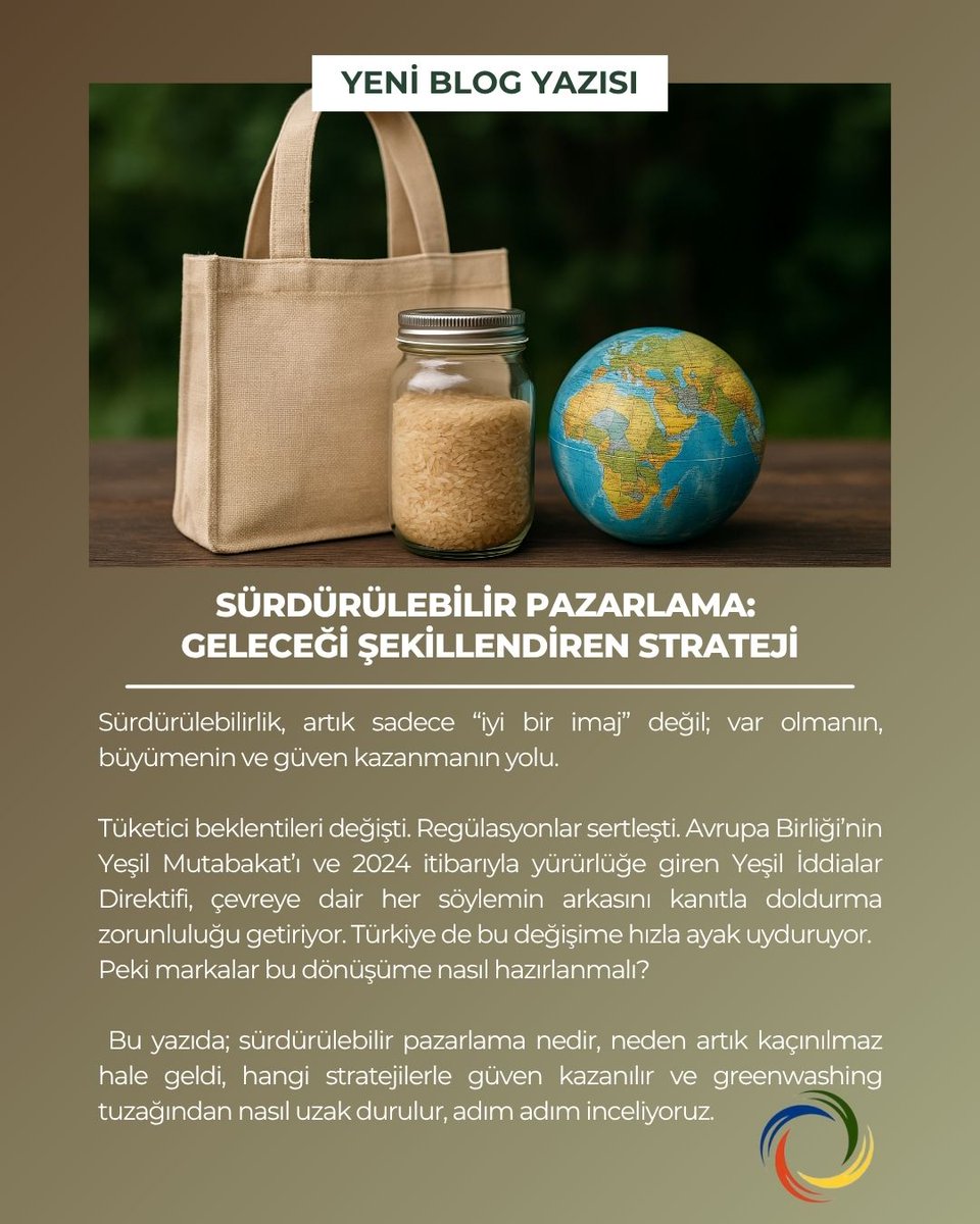 Sürdürülebilirlik artık imaj değil, zorunluluk.
AB’nin Yeşil İddialar Direktifi ile her çevreci söylem kanıt ister hale geldi.
Greenwashing devri kapanıyor.
Gerçek ve etik sürdürülebilirlik için markalar ne yapmalı? 👇
surdurulebilirticaret.org/surdurulebilir…