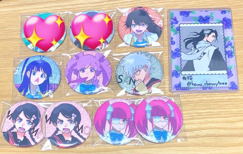 haru_cherrytree's tweet image. 交換 譲渡 ¦ BLEACH WORLD 池袋サンシャイン 缶バッジ
【譲】バンビエッタ、ジジ、ミニーニャ、勇音、雛森2、リルカ2
【求】砕蜂、定価+送料
♪平日夕方池袋手渡し > 郵便
検索からでもお気軽にお声掛けください