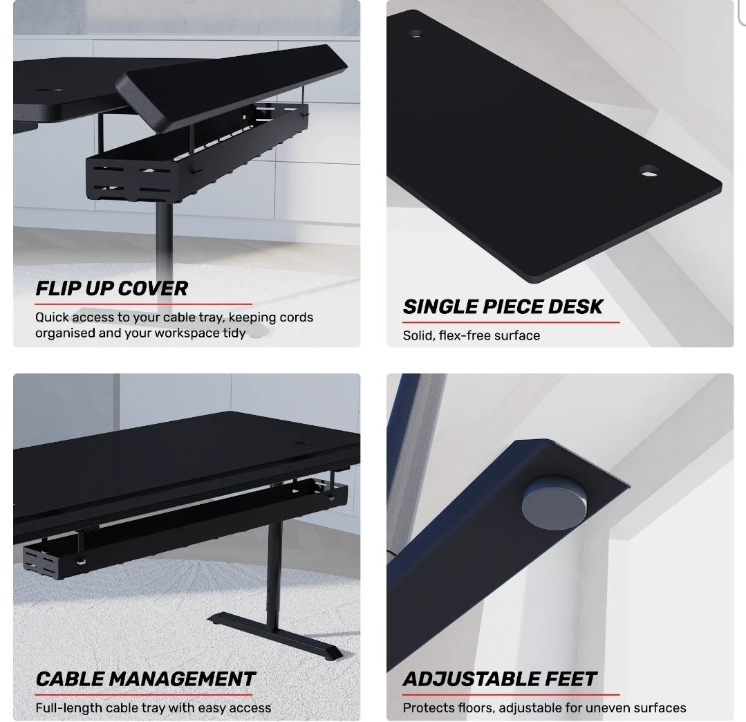 CryptikMedia's tweet image. Happy Monday!
Did you know that @GTOmegaRacing do desks?
Well, they do and I love mine 🥰
I have the CORE manual and its so cool. You can be cool like me and snag one during their summer sale.
Plus, save an extra 5% by using my code 'cryptik' 😉
#summersale