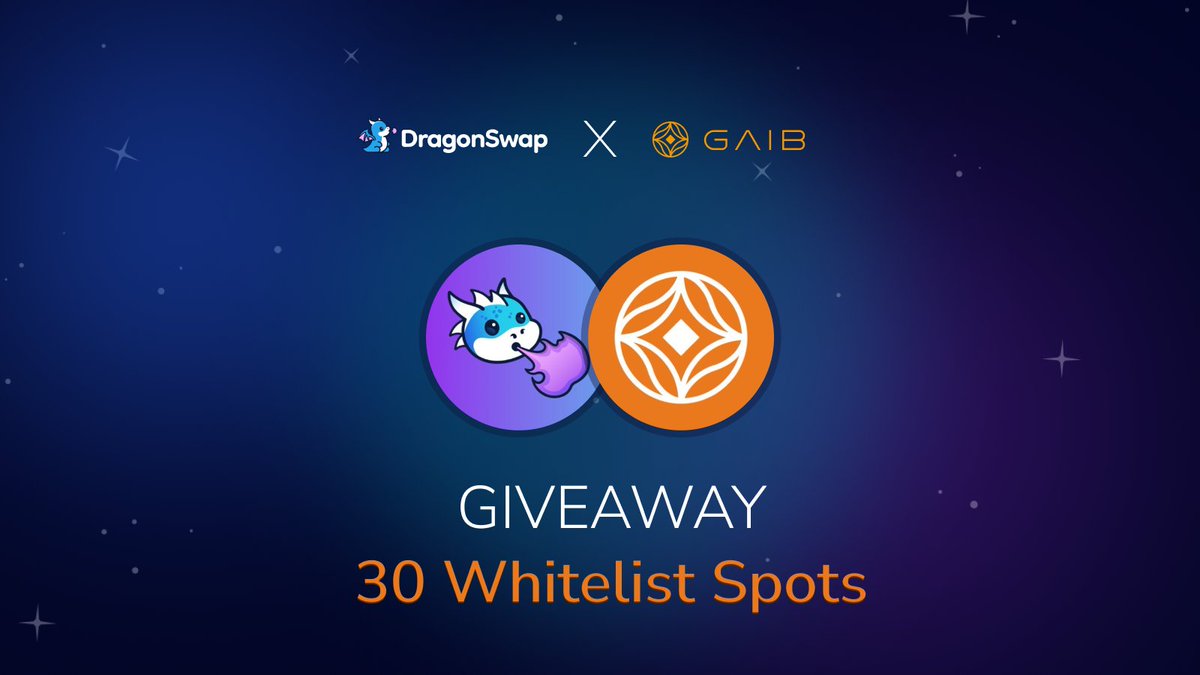 DragonSwap (@dragonswap_dex) on Twitter photo DragonSwap x GAIB
Gm dragons! We're hitting the week off with a strong start!๐
We teamed up with our friends <a href="/gaib_ai/">GAIB ๐ | RWAiFi</a> to celebrate the early supporters! GAIB is building the first AI Economic Layer, where yield-bearing assets are powered by real AI demand.
Weโre giving away DragonSwap x GAIB
Gm dragons! We're hitting the week off with a strong start!๐
We teamed up with our friends <a href="/gaib_ai/">GAIB ๐ | RWAiFi</a> to celebrate the early supporters! GAIB is building the first AI Economic Layer, where yield-bearing assets are powered by real AI demand.
Weโre giving away