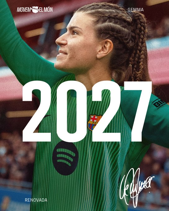 Erafutbolfem's tweet image. 🚨 OFICIAL | El Barça anuncia la renovación de Marta Torrejón y Gemma Font

©️ La defensa capitana cumplirá su decimotercera campaña consecutiva como azulgrana

🧤 La guardameta seguirá dos temporadas más en el club en el que se formó y con el que ha disputado toda su trayectoria…