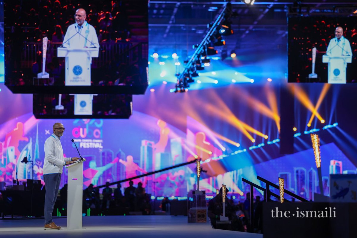 TheIsmaili's tweet image. In an evening of music, dance, and celebration, the curtain came down on the 2025 edition of the Global Encounters Festival in Dubai. Thousands attended in person and watched from homes and Jamatkhanas via The Ismaili TV.
Read more here: the.ismaili/news/closing-c…