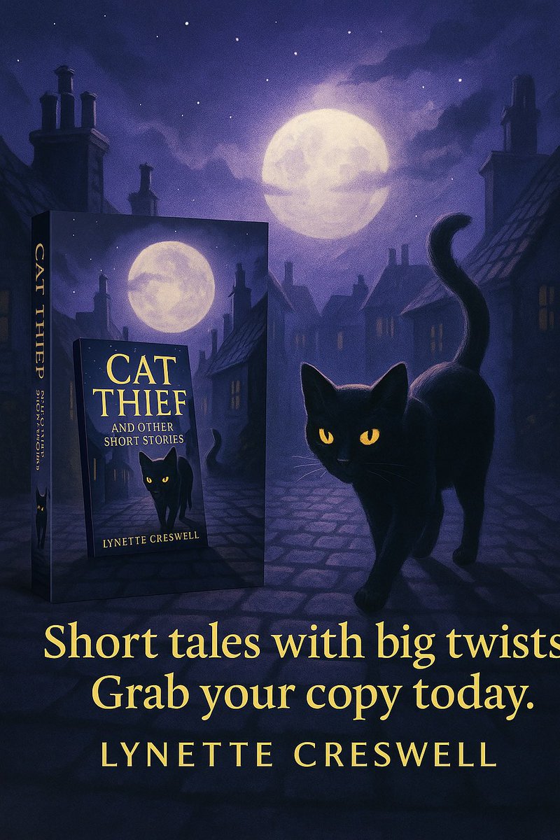 creswelllyn's tweet image. Cat Thief & Other Short Stories
Dark, quirky, and utterly absorbing. 7 bite-sized tales to keep you hooked long into the night.
📚 Grab your copy today: mybook.to/Cat-thief
#ShortStories #AmReading #FictionLovers #BookTwitter #fiction #readingcommunity