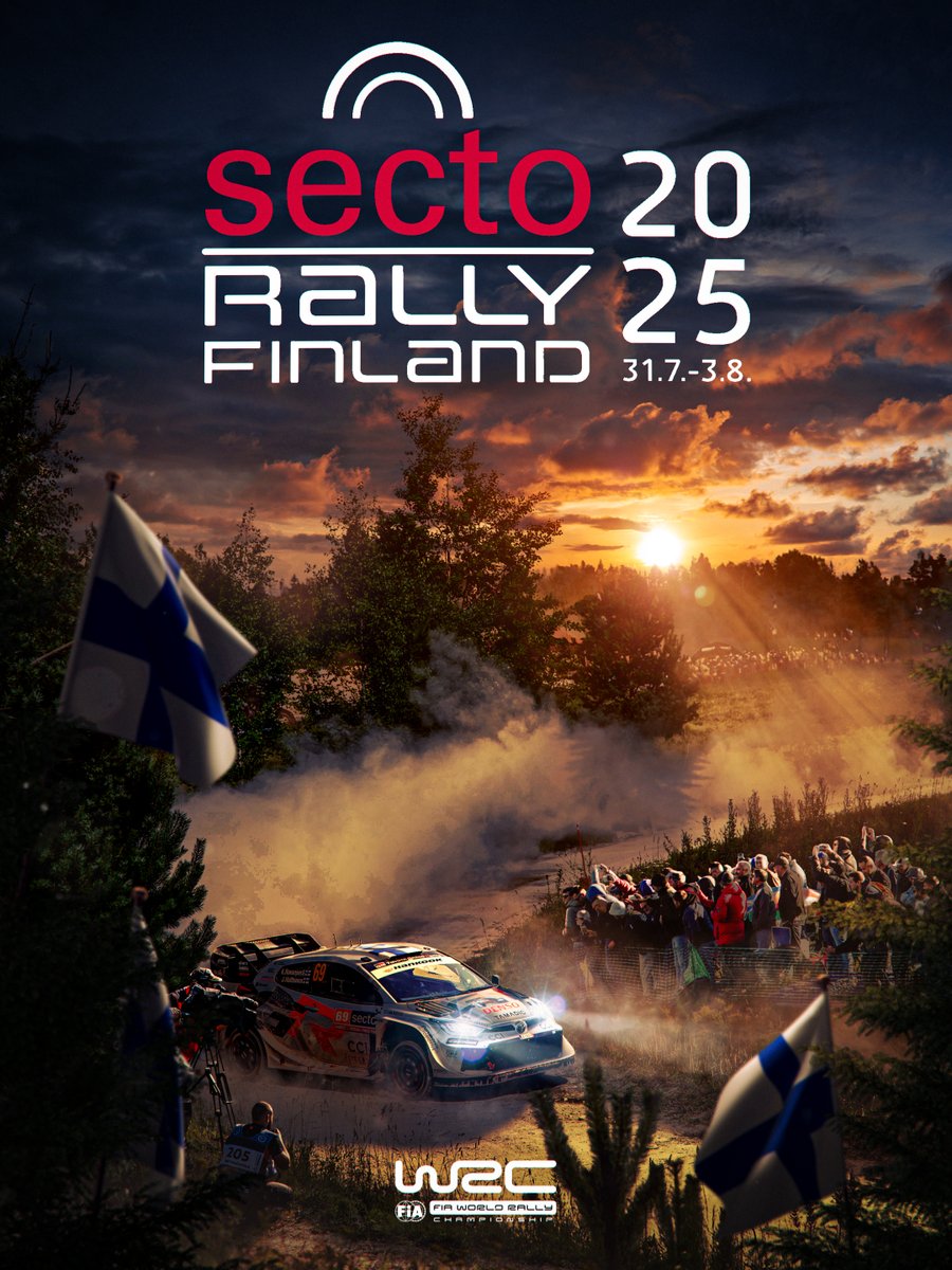 It's time for the Gravel Grand Prix 🤩

#WRC | #RallyFinland 🇫🇮