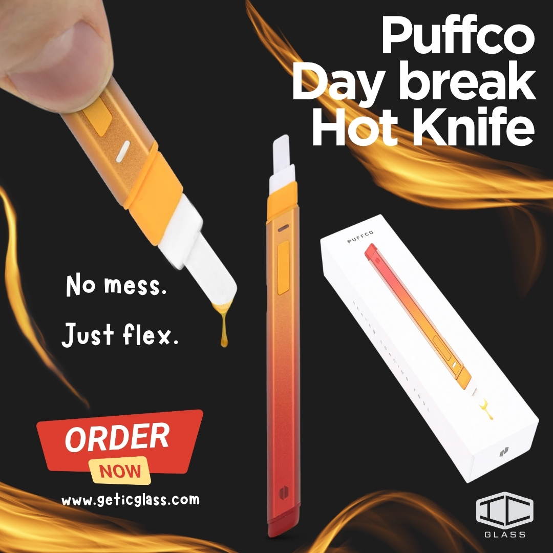 ICGLASS_ICGLASS's tweet image. Dab like a pro with the @puffco Daybreak Hot Knife 🔥
This sleek limited-edition tool makes loading concentrates effortless and clean.

🎯 Order now before it’s gone: geticglass.com/collections/la…

#Puffco #HotKnife #DabTool #ICGlass #710Gear