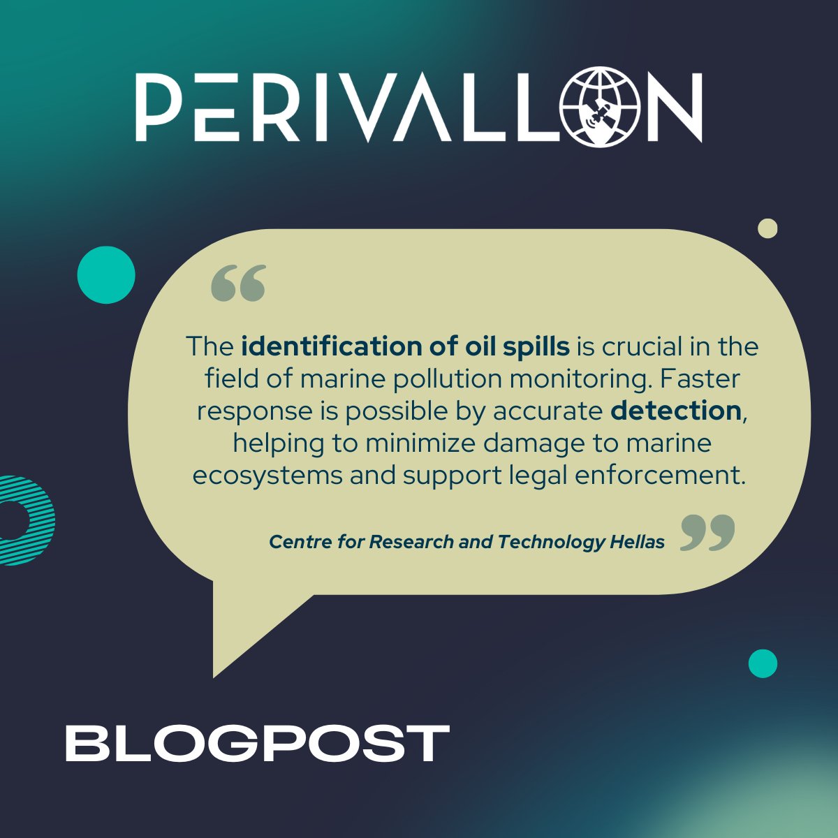 🛰️ How are computer vision systems achieving unprecedented accuracy in detecting oil spills?

In our latest blog post, <a href="/CERTHellas/">ΕΚΕΤΑ-CERTH</a> shows how low‑altitude imagery and deep learning detect and map both slicks and sheens.

Read the full article here: shorturl.at/wh3nW