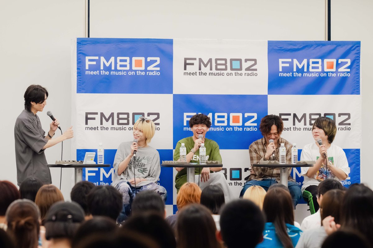 FM802_PR's tweet image. 📻本日7/28(月)21時台📻

ねぐせ。をゲストに迎えた
#FM802 ROCK KIDS 802-OCHIKEN Goes ON!!-  
大阪電気通信大学 MY REQUEST 公開収録の模様を
#RK802 にて一部オンエア📻

大阪のラジオ局 #FM802 は
#radiko で聴けます👇
radiko.jp/share/?sid=802…

📷ハヤシマコ