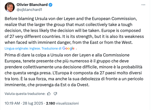 durezzadelviver's tweet photo. In realtà, l'Ue fa quello che serve alla Germania. Tutto qui. https://t.co/mX25FkDn7l