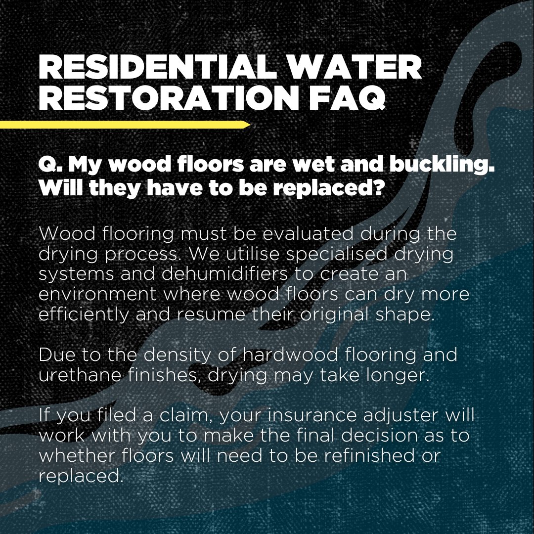 SMRestoreUK's tweet image. We use specialised drying systems to save your flooring where possible. 

#FloodRestoration #WaterDamage #ServiceMasterRestore #Drying