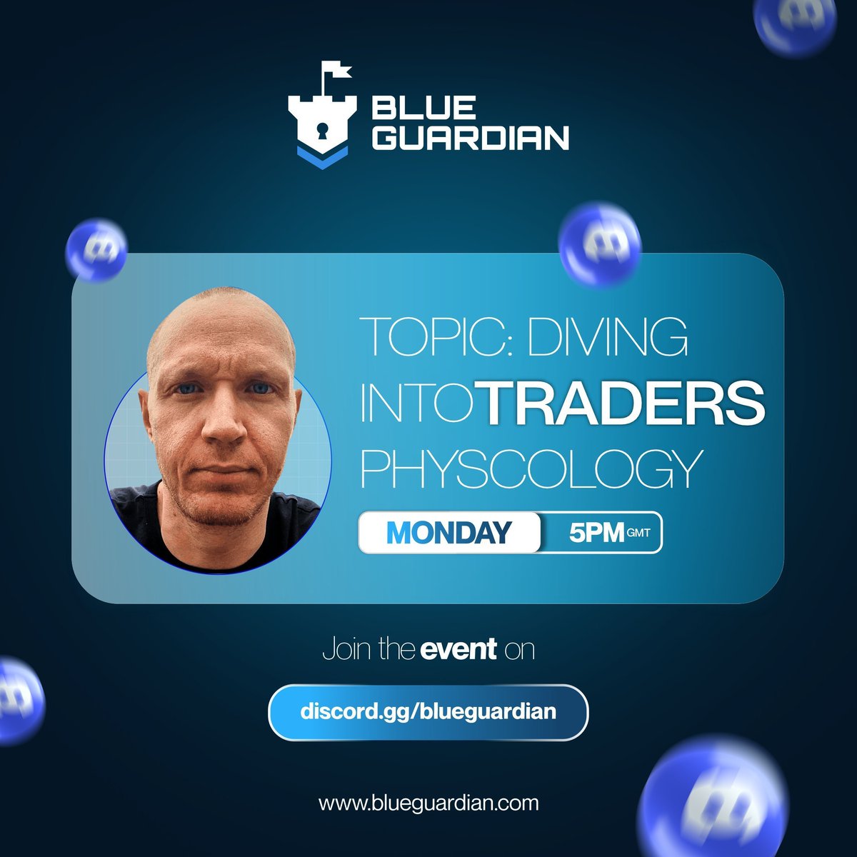 BlueGuardiancom's tweet image. Have you ever wondered how to make yourself 10 times better?
Join the experts on Blue Guardian Discord! They will talk about trading psychology.
There will be lots of fun, helpful tips, and giveaways!
Click the link in the bio to join us!