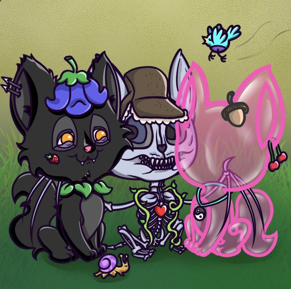 the_irisse's tweet image. Thank you so much for this Cute and Cool Holder Gift "💚 Rando Nature 💚" from @Randocatss 😻
Really in love with all the cute and amazing details and interaction between these kittens here 🥰🐾💞
Randocats NEW drops coming soon 😍 stay tuned ❣️
🔗 Randocats Collection Link ⬇️