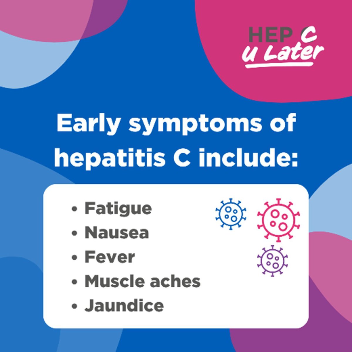 CHFTNHS's tweet image. The early symptoms of hepatitis C often go un-noticed, and sometimes people do not have any symptoms at all.      

If you think you could have been in contact with hep C order a test today 👉 bit.ly/3Uhd5HV 

#HepCULater