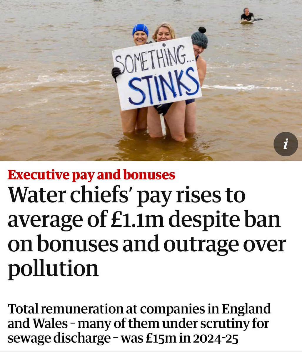 Never in the field of essential public services has so much been earned by so few for doing so little. 🤬
#PublicOwnershipNow