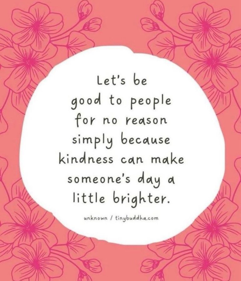 SNEEICB_WS's tweet image. Let's start the working week with this aim....
"Let's be good to people. Kindness can make someone's day a little brighter."
Image: instagram.com/tinybuddhaoffi…