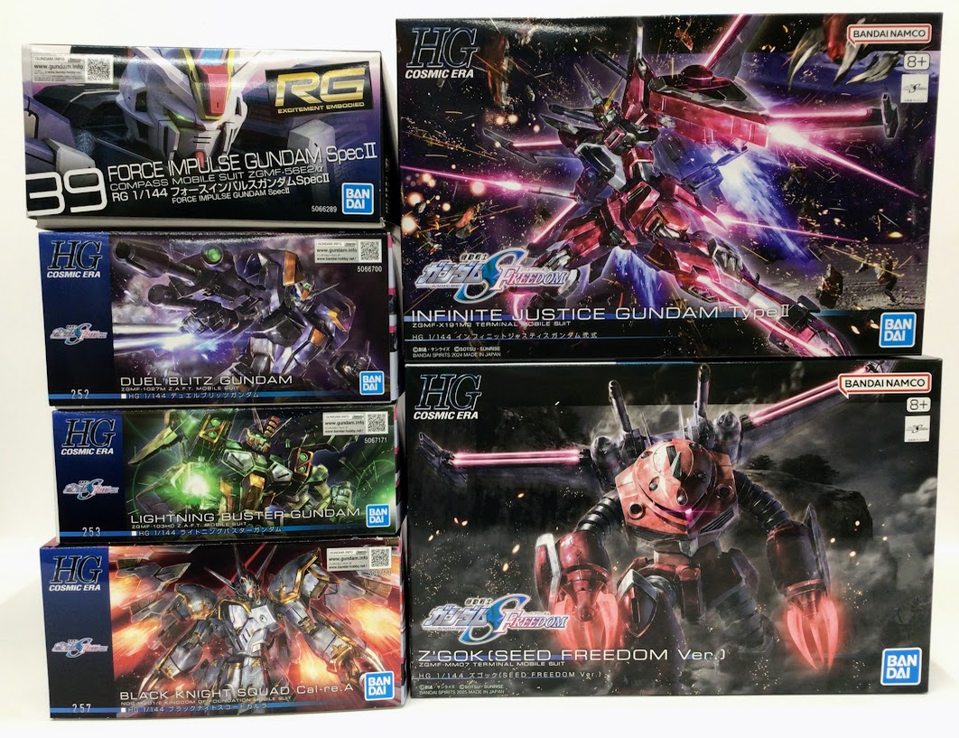 m_nisi3's tweet image. ガンダムSEED FREEDOMの人気キットを
ドドンと買い取らせていただきました。
お持ち込みありがとうございます!
中古ガンプラ売場で販売中です!
ガンプラ買うのも売るのも #メディオ西市 へ!
#プラモデル #ガンプラ #買取