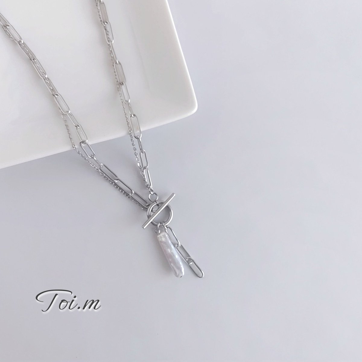 Toi_m2016's tweet image. スティック 淡水パール　2連チェーン ネックレス シルバー /　サージカルステンレス  

#minne 
#ステンレスネックレス
#ハンドメイド好きさんと繋がりたい

minne.com/items/43492521