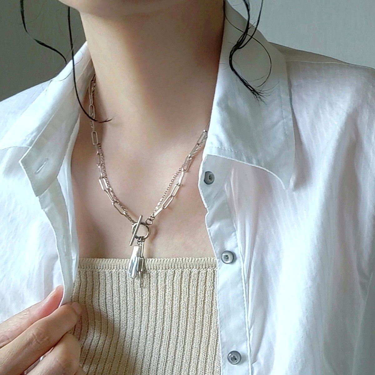 Toi_m2016's tweet image. スティック 淡水パール　2連チェーン ネックレス シルバー /　サージカルステンレス  

#minne 
#ステンレスネックレス
#ハンドメイド好きさんと繋がりたい

minne.com/items/43492521