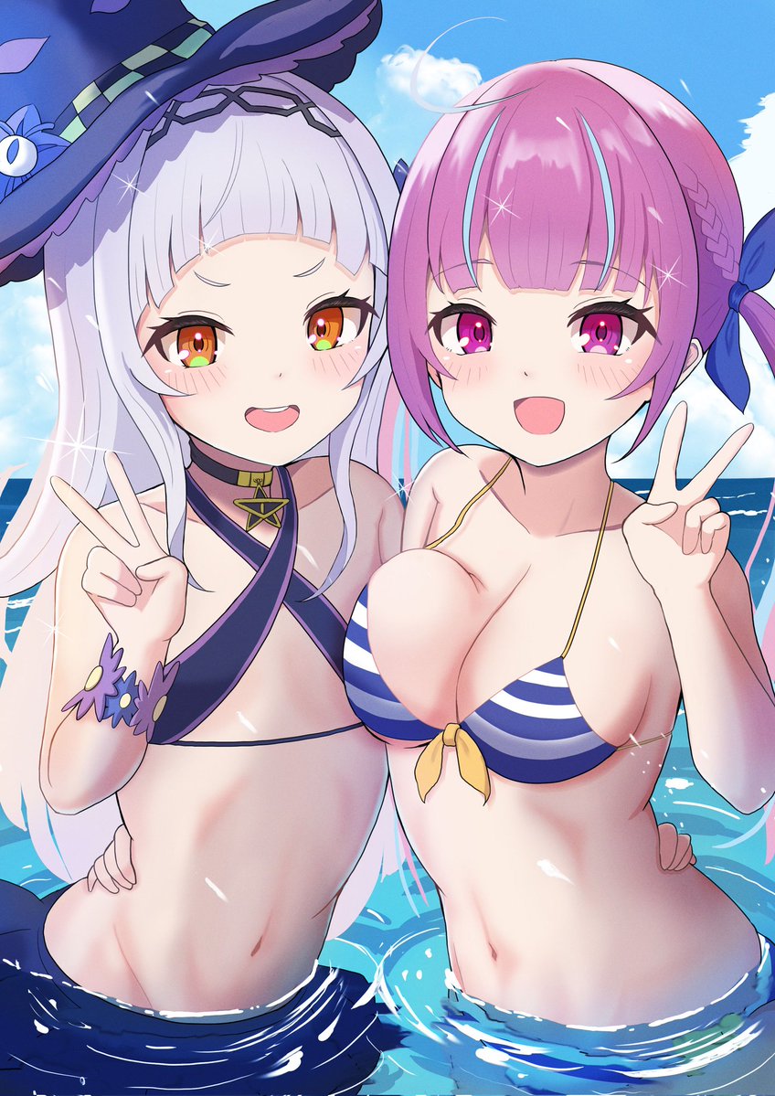 264_time's tweet image. #暑いので水着絵を貼る見た人もやる
#あくあーと #シオンの書物 

あちぃ…