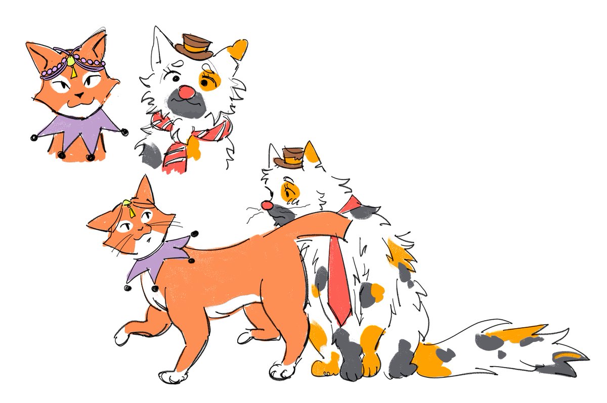 debtsbians's tweet image. "What would their fursonas be?" -> IDK i havent put much thought into that sort of stuff. i think vagabond could be a raccoon. i drew them as cats that 1 time though tarotcardfan123.straw.page