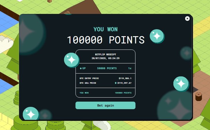 OwerrisFirstSon's tweet image. Today on @anoma TESTNET
I won 100k points today on the BTC Bitflip game 🤟😅
Easy 50k bet leverage X1 (timing is important)
I&apos;m almost at 300k points 😍

Let&apos;s see your stats
gAnoma 🤟❤️