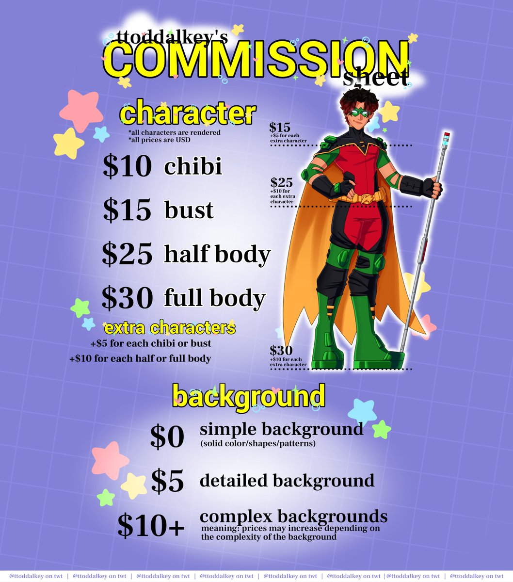 ttoddalkey's tweet image. hi!! my commissions are open until august 24th 🎨
💌 dm me if youre interested!!
more info on my strawpage: ttoddalkey.straw.page