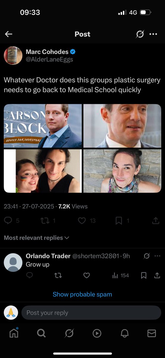 Apparently his neighbours also have a view of this esteemed gentleman. 

Btw - falling off a horse in Montana is allegedly about as “weak” as it gets for those not steeped in horse culture.