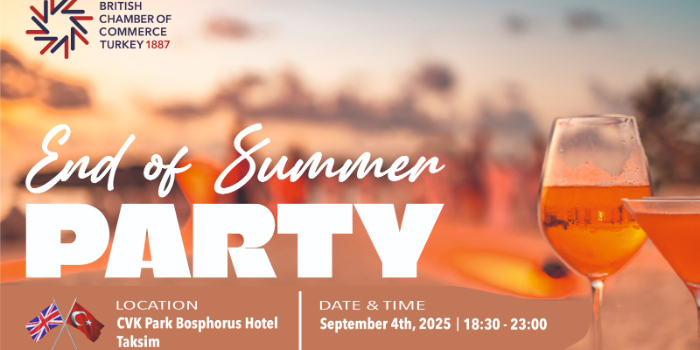 We are delighted to invite you to the End of Summer Party on Thursday, September 4th 2025, at the beautiful Bosphorus view of the CVK Park Bosphorus Hotel Istanbul.

For registration, please visit:
fonzip.com/bcct/etkinlikl…