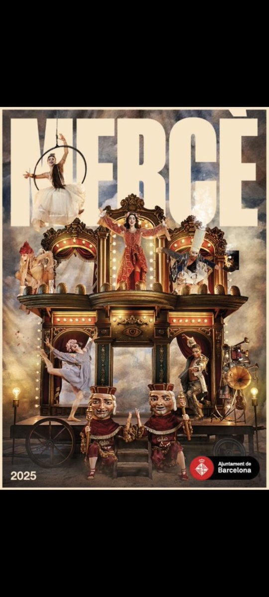 TeiximRepublica's tweet image. Cartell de la Mercè d&apos; aquest any!
 No sé si recorda un circ O una màquina tragaperres