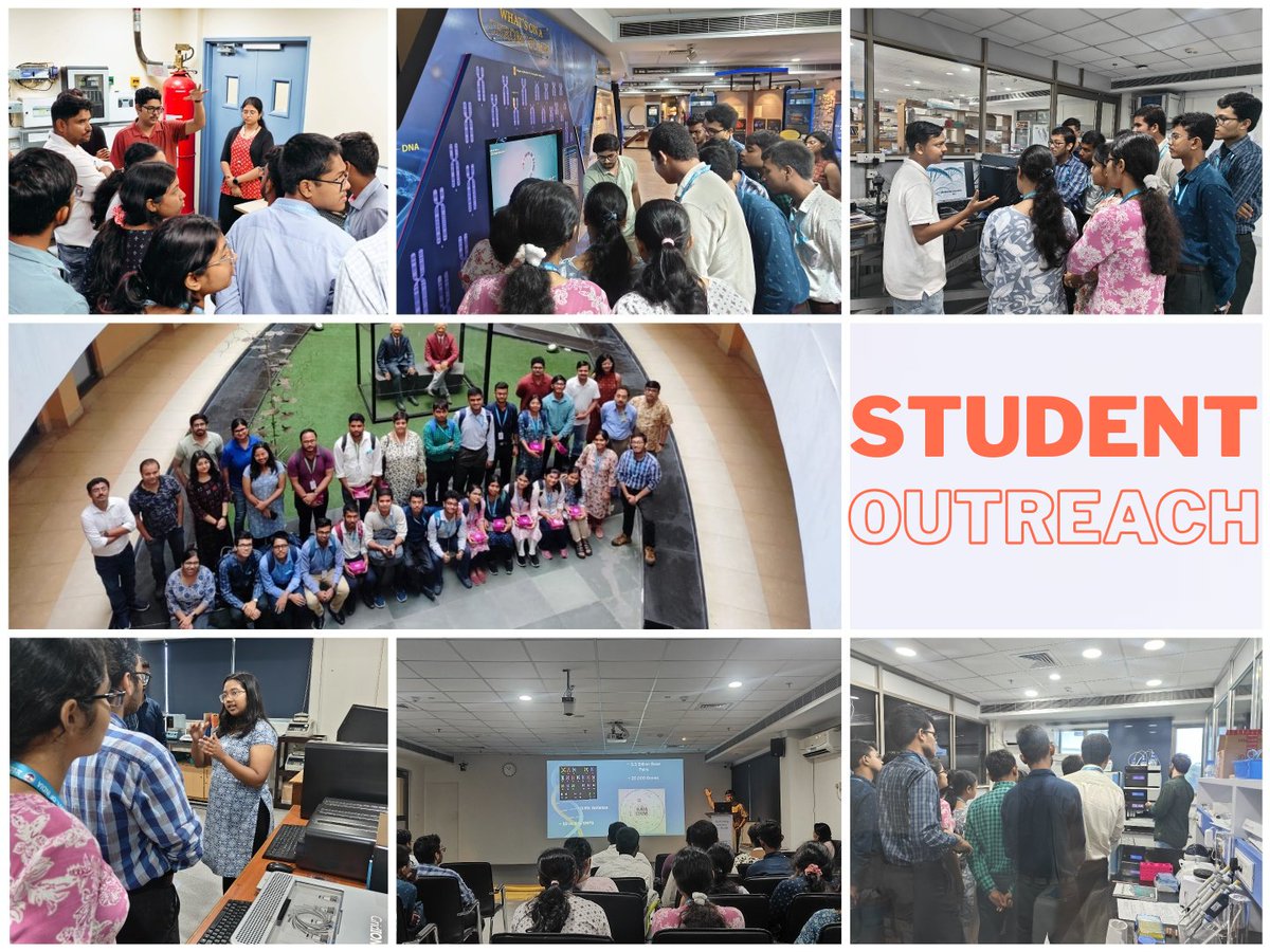 FollowDbtNibmg's tweet image. We were delighted to host students from @AiimsKalyani  at @FollowDbtNibmg
They explored our labs, Genome Hall &amp;amp; attended a lecture on genomics in healthcare.
Huge thanks to our amazing volunteers who made the visit a success!
#Outreach #FutureDoctors #BRIC_NIBMG