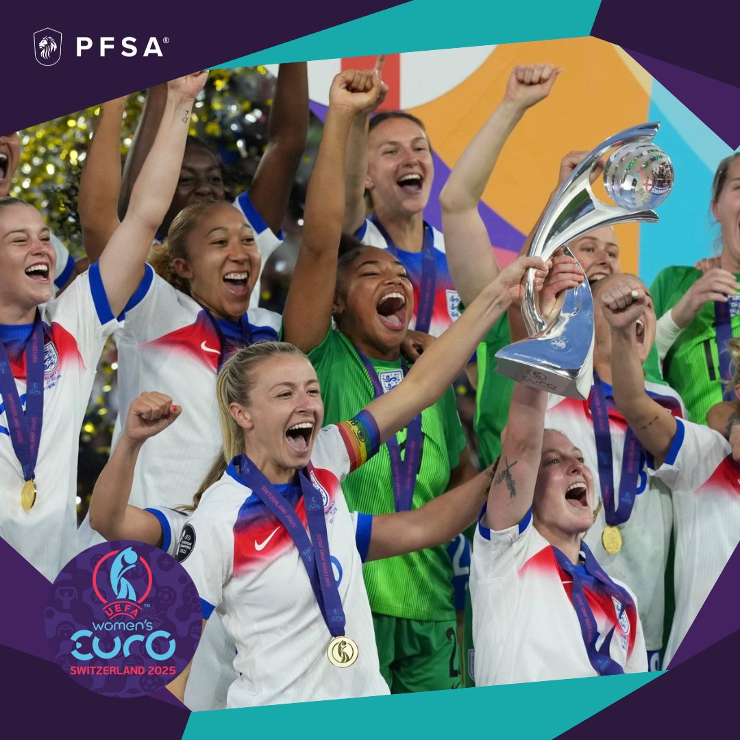 What an incredible game! Huge congratulations to England's Women for securing back-to-back European Championships in such dramatic fashion! What an achievement!!

#euro25 #womenseuros #England #Spain #uefa #lionesses