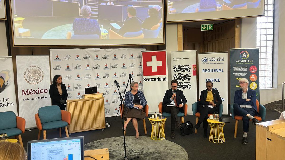 Marino Cuenant, <a href="/Switzerland_SA/">Switzerland in South Africa</a> shared Switzerlands support to local efforts that connect climate innovation &amp; human rights.  It’s important to invest in nature-based solutions. “From Human Rights development, to innovation &amp; investment we are here to partner, support &amp; learn”