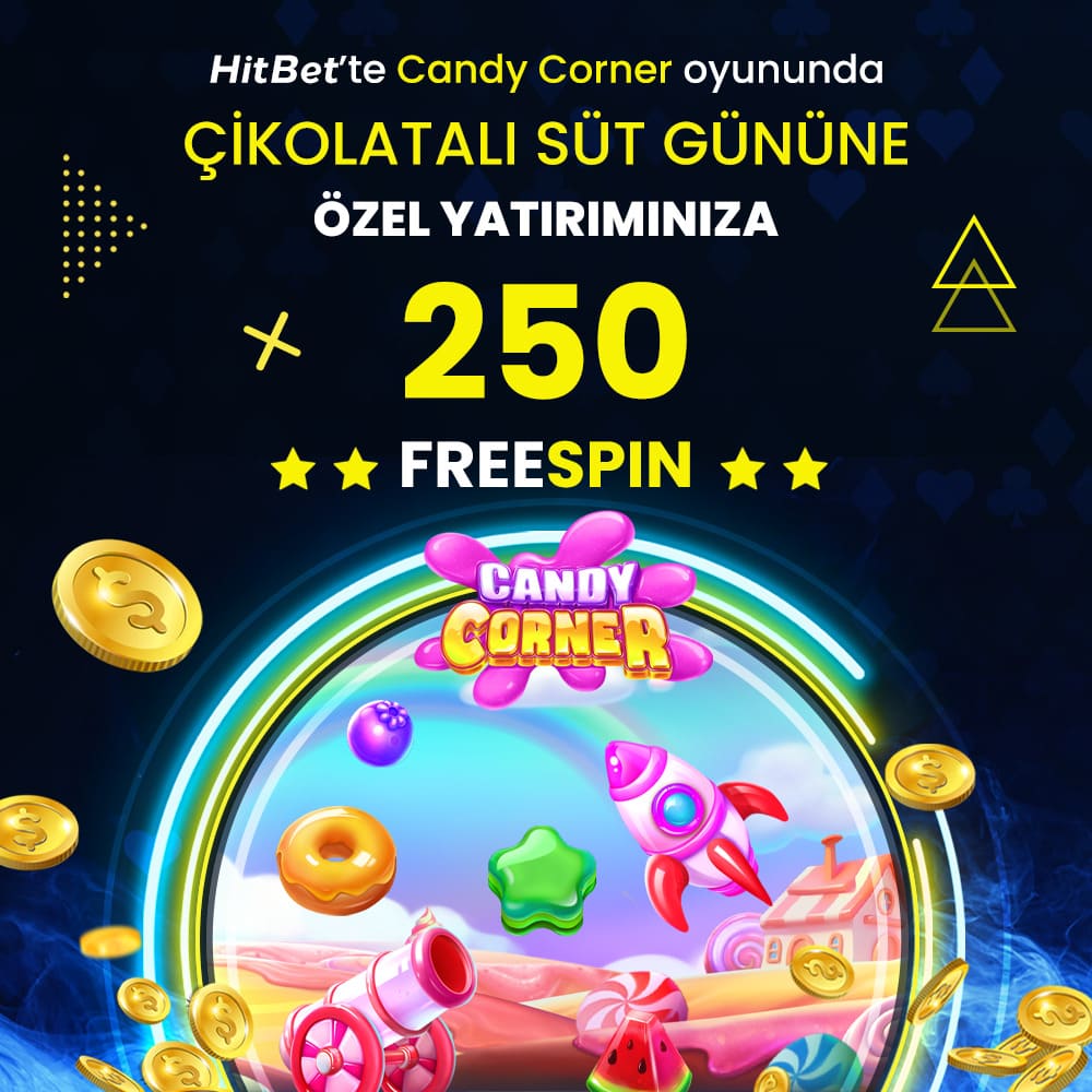 HitbetcomResmi's tweet image. 🥛 Çikolatalı Süt Günü’nde Tatlılar Patlıyor!
🍬 Candy Corner oyununda

💸 Yatırımınıza özel: 250 Free Spin!
🎯 Şekerler dönsün, kazançlar sizin olsun!

👑 HitBet’te Lezzetli Kazanç Fırsatı!

#HitBet | #Tamisabet! 🎯 h.t2m.io/Hitbet-Twitter