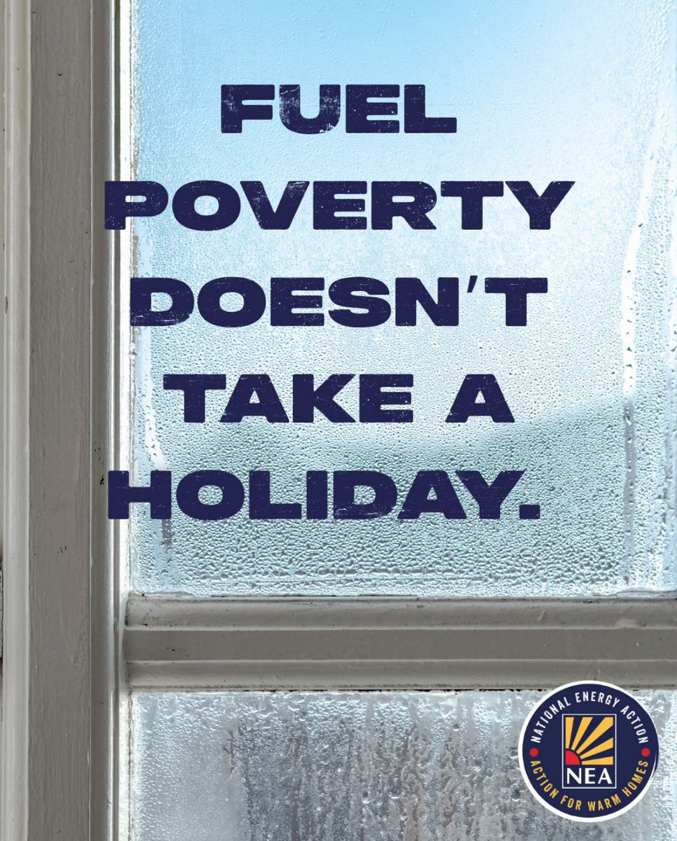 EnergyCloud.org (@energycloud_org) on Twitter photo Fuel Poverty doesn’t take a holiday!
A stark message from National Energy Action (NEA) <a href="/NEA_UKCharity/">National Energy Action</a>
#fuelpoverty Fuel Poverty doesn’t take a holiday!
A stark message from National Energy Action (NEA) <a href="/NEA_UKCharity/">National Energy Action</a>
#fuelpoverty