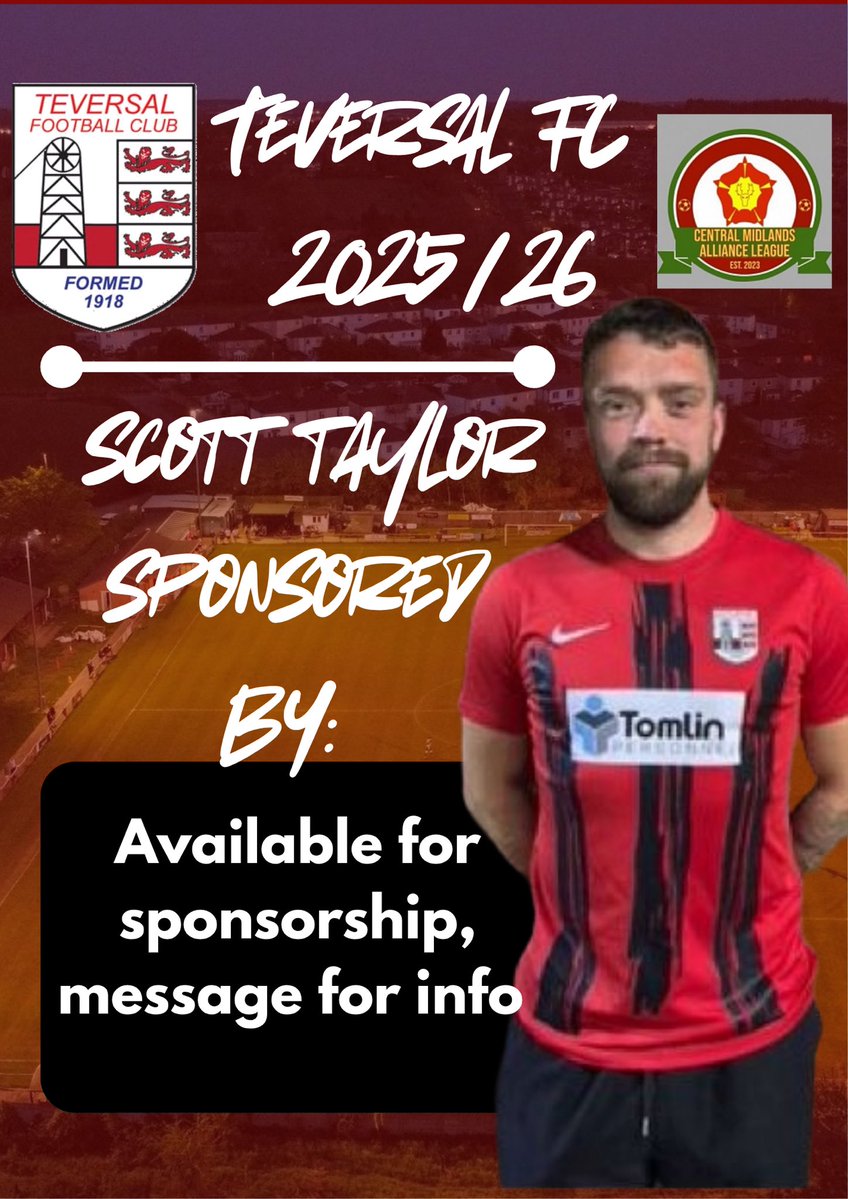 Tevie re-sign centre-back Scott Taylor! 💪
Scott joined just before last season’s management change and quickly became a key figure in our strong second half.
No-nonsense at the back — exactly what we need. Delighted he’s staying put! #upthetevie