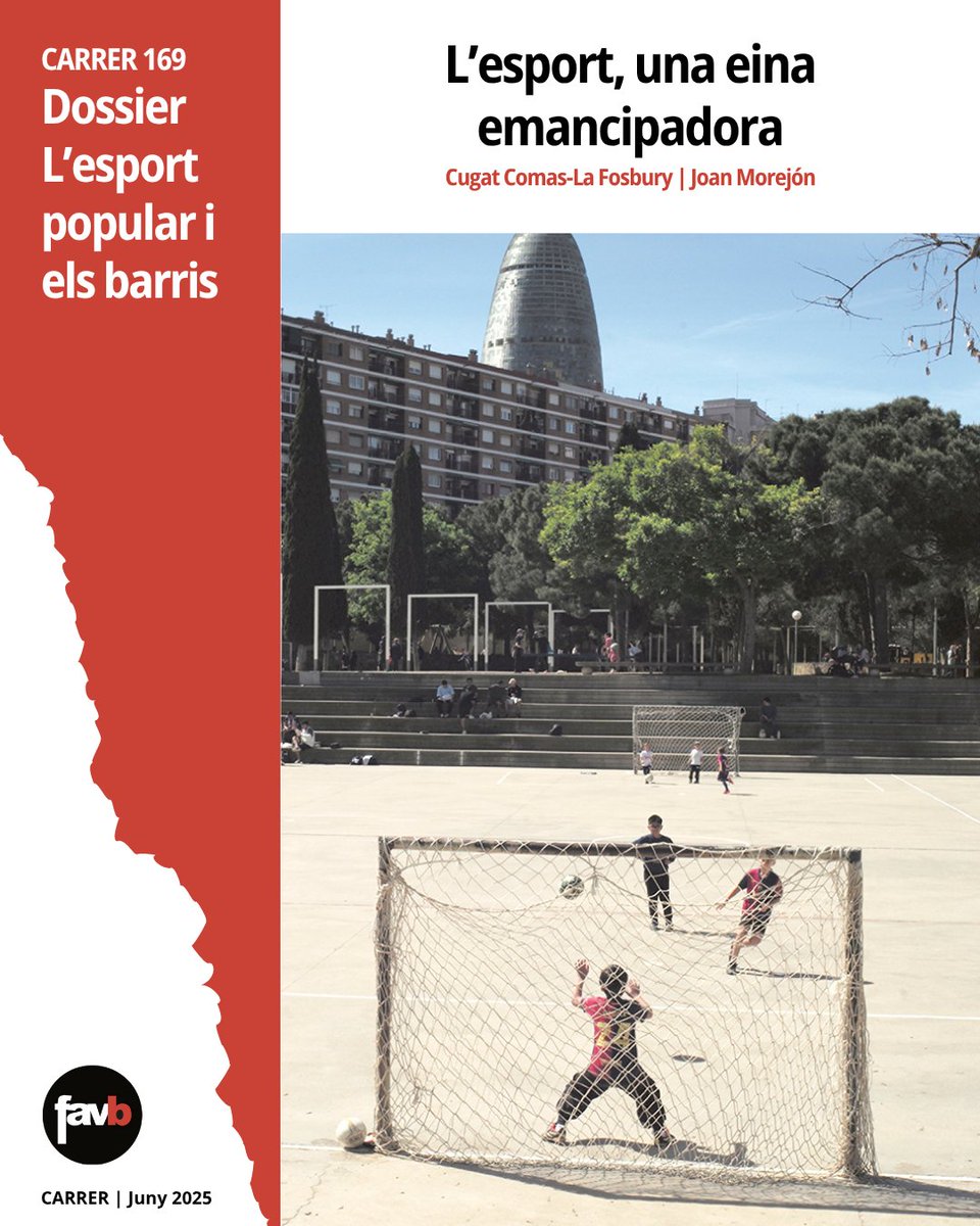 laveudelcarrer's tweet image. 🔴 CARRER 169 | A 'L’esport, una eina emancipadora', parlem de l’esport com una eina al servei de tothom i com a vector de construcció d’una comunitat millor
✍️ Cugat Comas - @LaFosbury
📸 @4fbjoan
🔗 carrer.cat/article/lespor…
