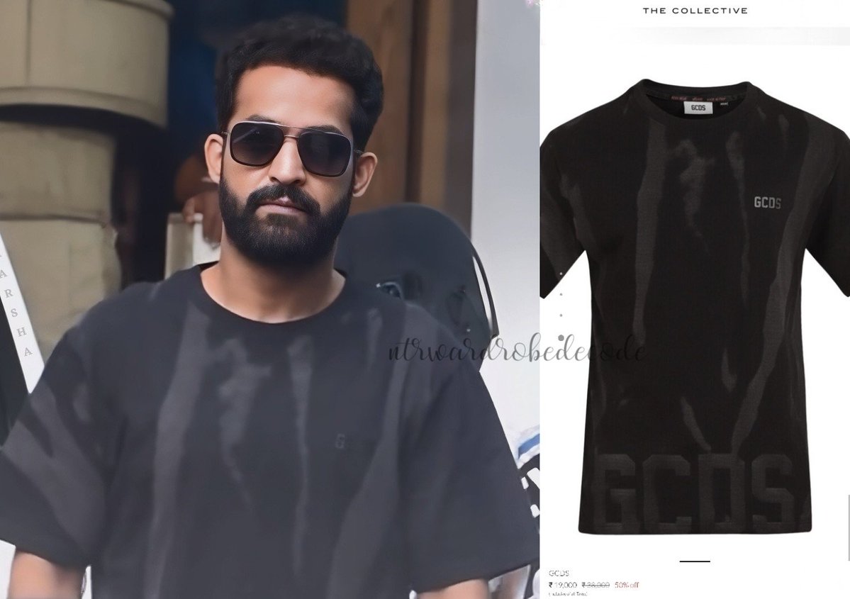 NTRWardrobe's tweet image. . @tarak9999 in GCDS T - Shirt.
Cost - 38,000 INR - 19,000 INR ( Offer Price )
#NTRWardrobeDecode