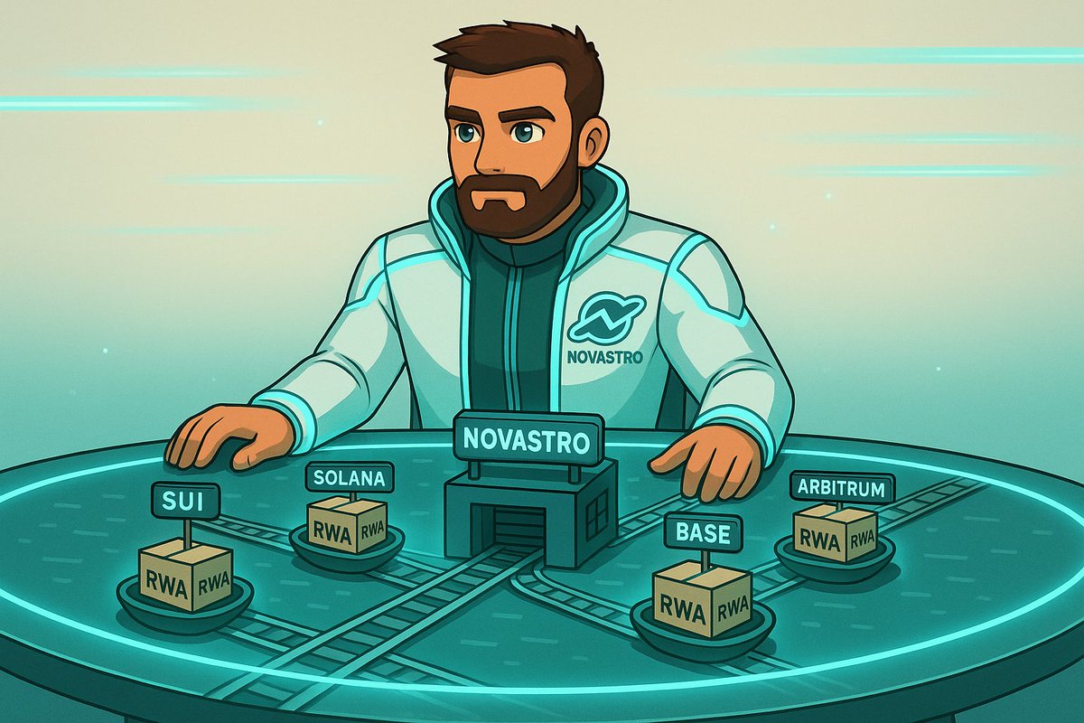 Kosmozilla_eth's tweet image. Novastro is an innovative Layer-2 platform for real-world asset (RWA) tokenization that operates on multiple blockchains
The main asset issuance is carried out on Ethereum, ensuring reliability
Trading is available on @arbitrum , @base , @solana , and @SuiNetwork for high…