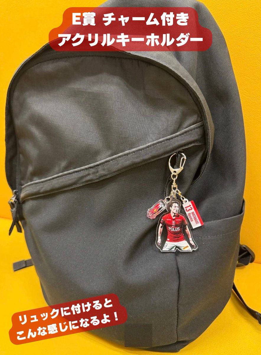 ✨賞品実物写真公開✨／ E賞 チャーム付きアクリルキーホルダー F賞