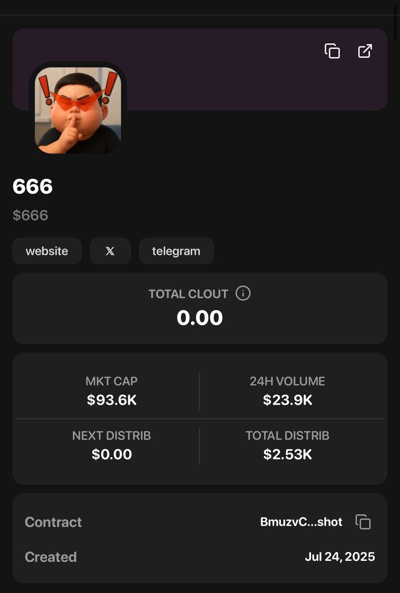 eb3nzr's tweet image. For every $666 transaction you make, your wallet emits holy smoke. You think sey na play?
@shoutdotfun dun dey do illuminati low key.
$BOOM still dey for me