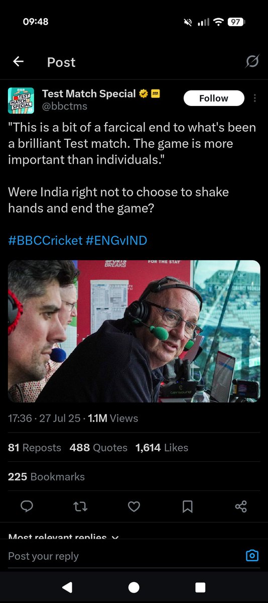 VNJoglekar's tweet photo. Nothing more to Say #INDvsENG https://t.co/Cv1zZBvMv5
