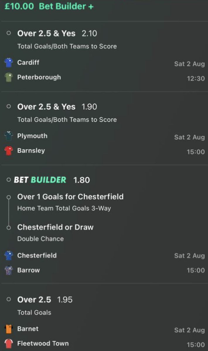 matthew_oregan's tweet image. 👀I announced my NEW EFL &amp;amp; non-league VIP.

💰Fully researched and Justified bets
💸A Weekly Group Acca- 1 subscriber at random gets the chance to win ALL the winnings transferred to them
❓equivalent to 17 MONTHS free

This is this GW1 bet-

Sign up here mymembers.io/matthew-oregan…