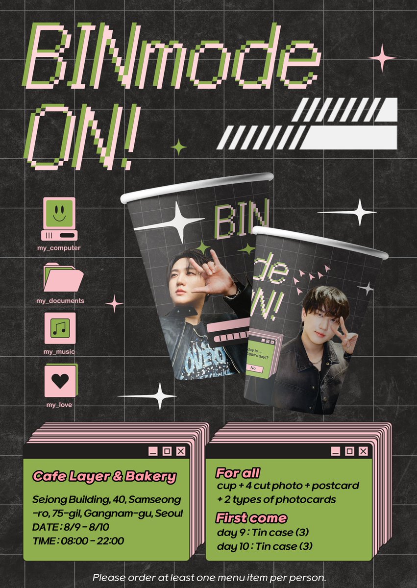 📢 8월 생일랭킹 Part.1 1위 🎉

🎂 스트레이키즈 창빈 생일카페 🎂
Stray Kids Changbin BIRTHDAY CAFE

📅 2025.08.09 - 08.10
📍 카페 레이어&amp;베이커리

#스트레이키즈 #창빈 #StrayKids #ChangBin
#음표처럼_쌓여가는_창빈의_시간