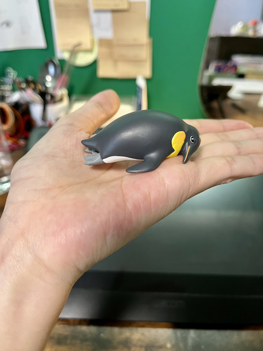 soraimo69's tweet image. あたらしいなかーまだよ🐧